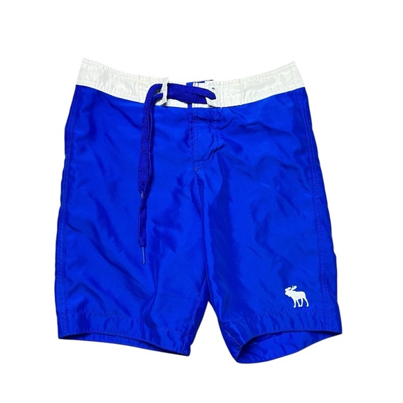 Abercrombie & Fitch Other - Abercrombie Fitch Shorts Blue Beach Board Swim Volley Moose Drawstring Men’s S